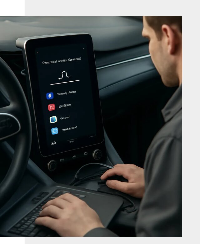 Установка приложений Lynk Co на автомобиль в Чите