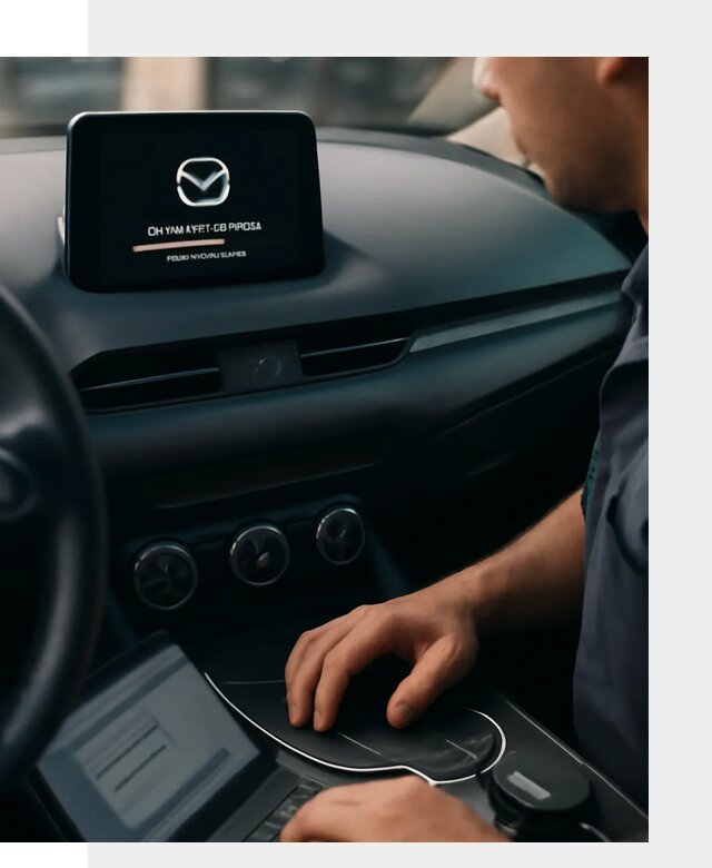 Установка приложений Mazda на мультимедийную систему в Чите